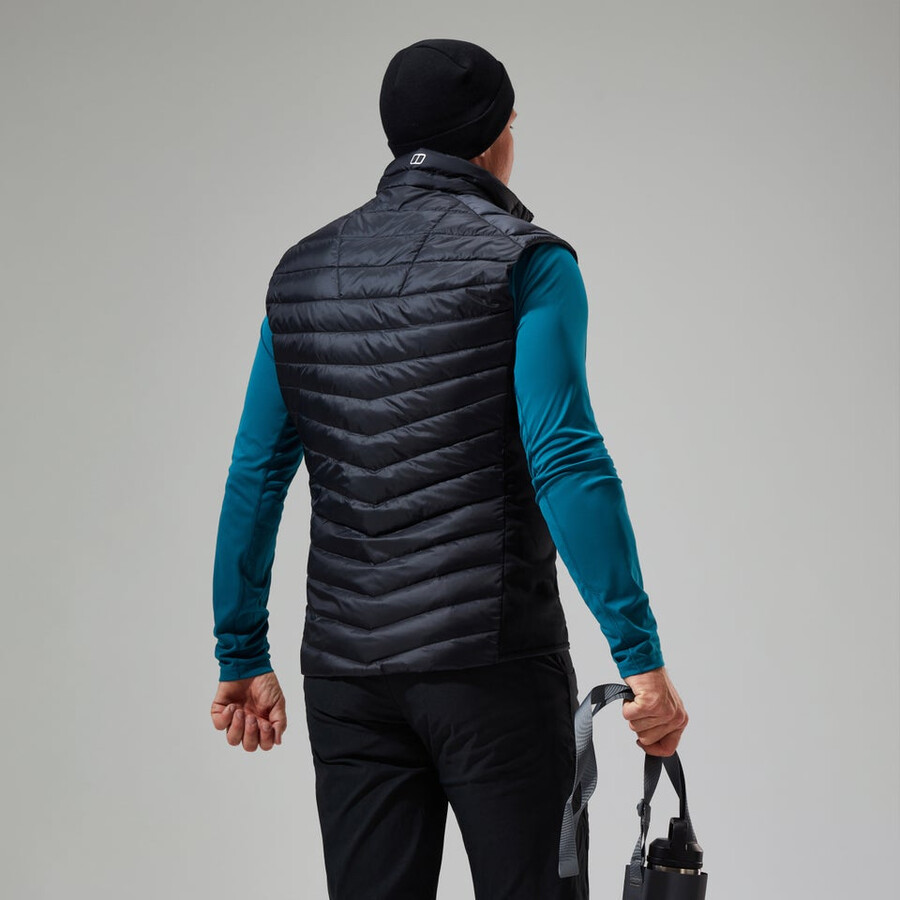 men s tephra 2.0 insulated gilet - schwarz berghaus