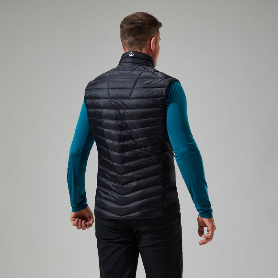 men s tephra 2.0 insulated gilet - schwarz berghaus