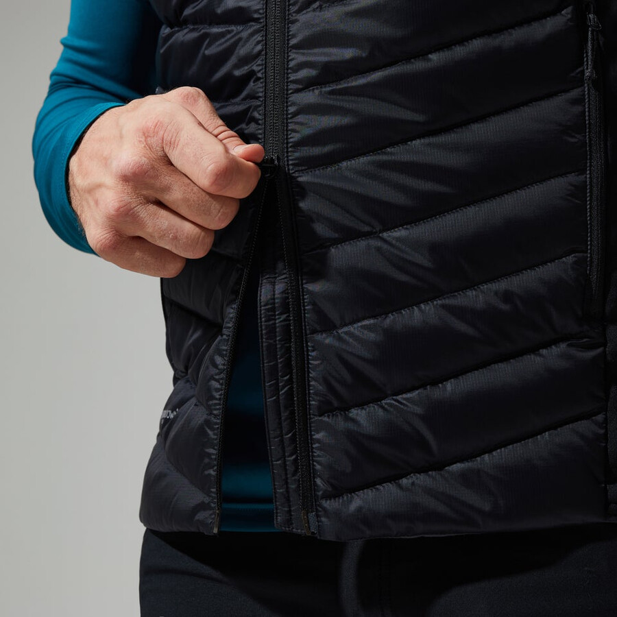men s tephra 2.0 insulated gilet - schwarz berghaus