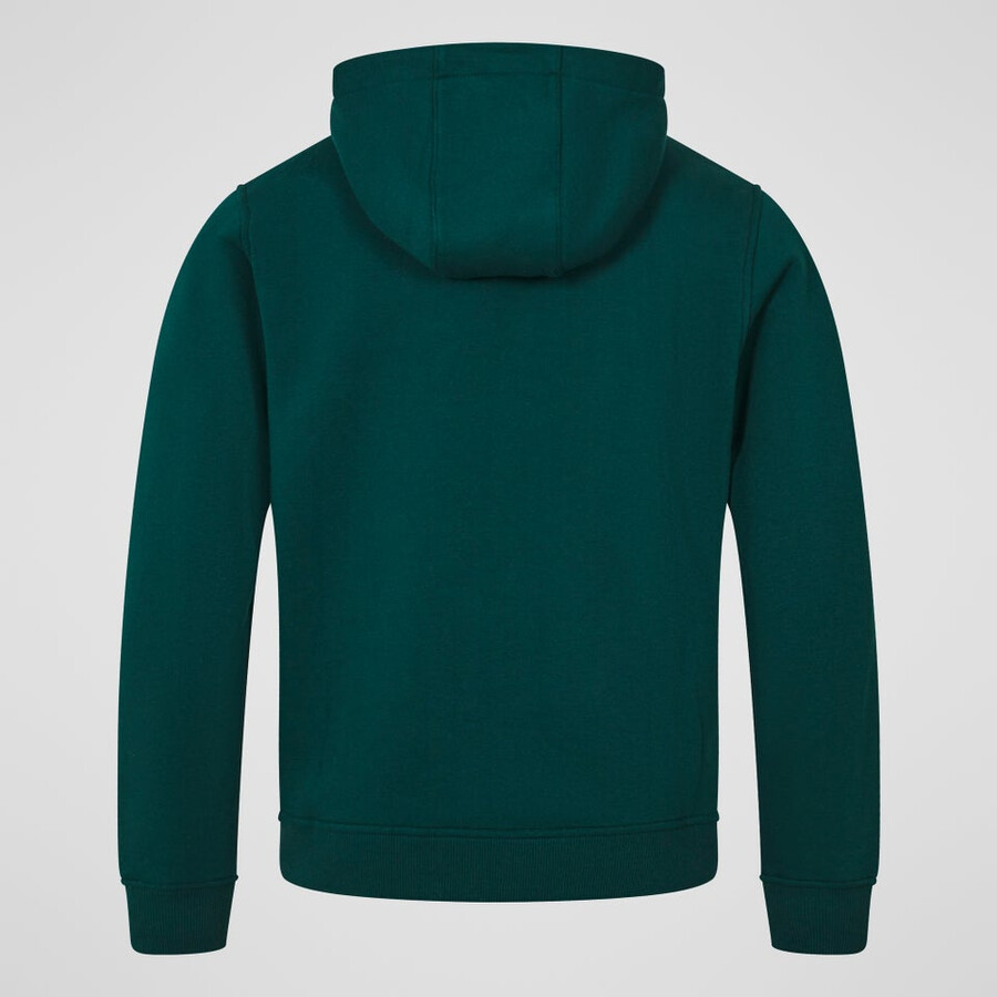 men s logo full zip hoodie - green berghaus