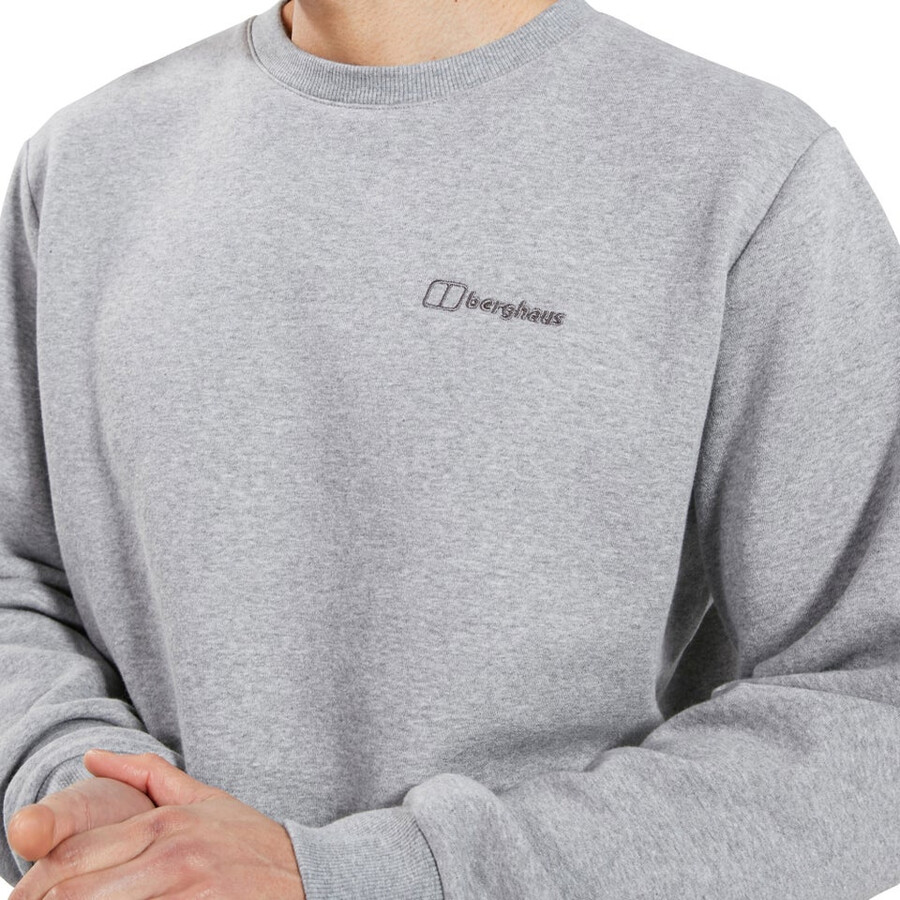 men s logo crew-jumper-grey berghaus
