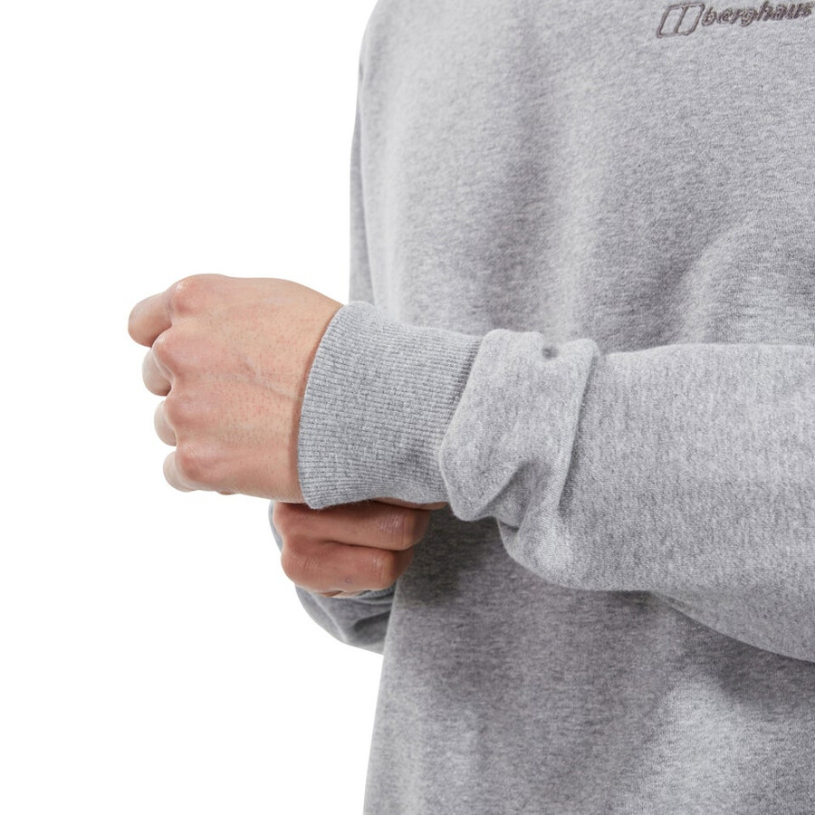 men s logo crew-jumper-grey berghaus