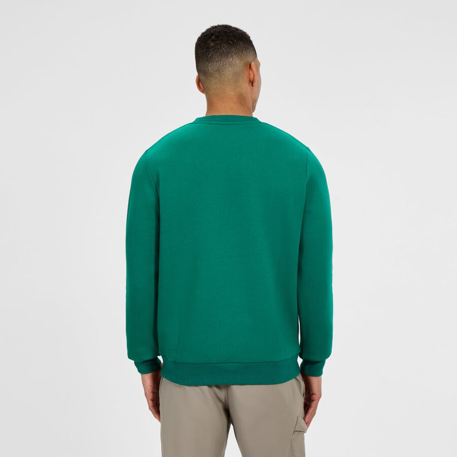 men s logo crew sweater - green berghaus