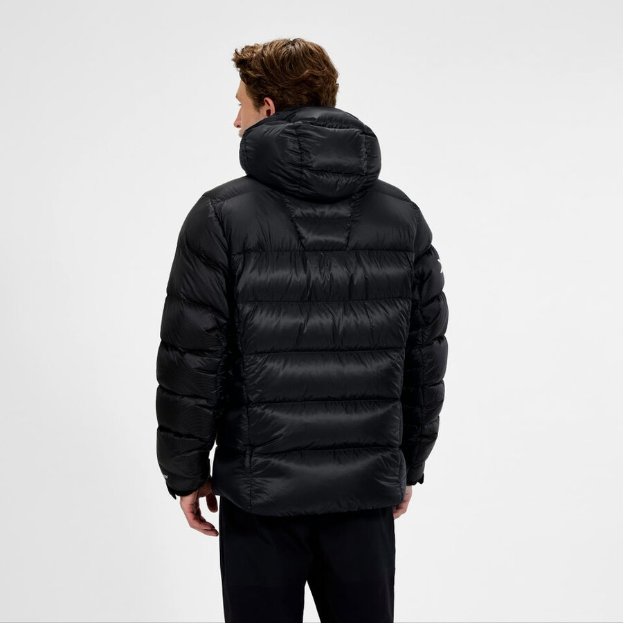 men s mtn arete ultra-down-hoody - schwarz berghaus