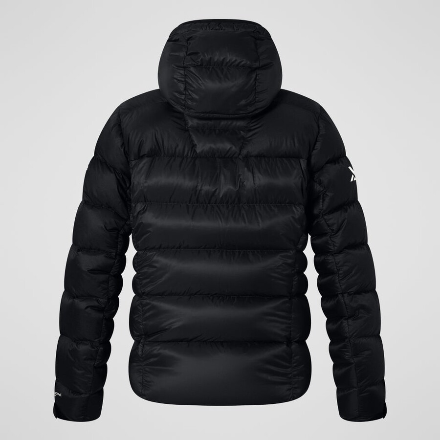 men s mtn arete ultra-down-hoody - schwarz berghaus