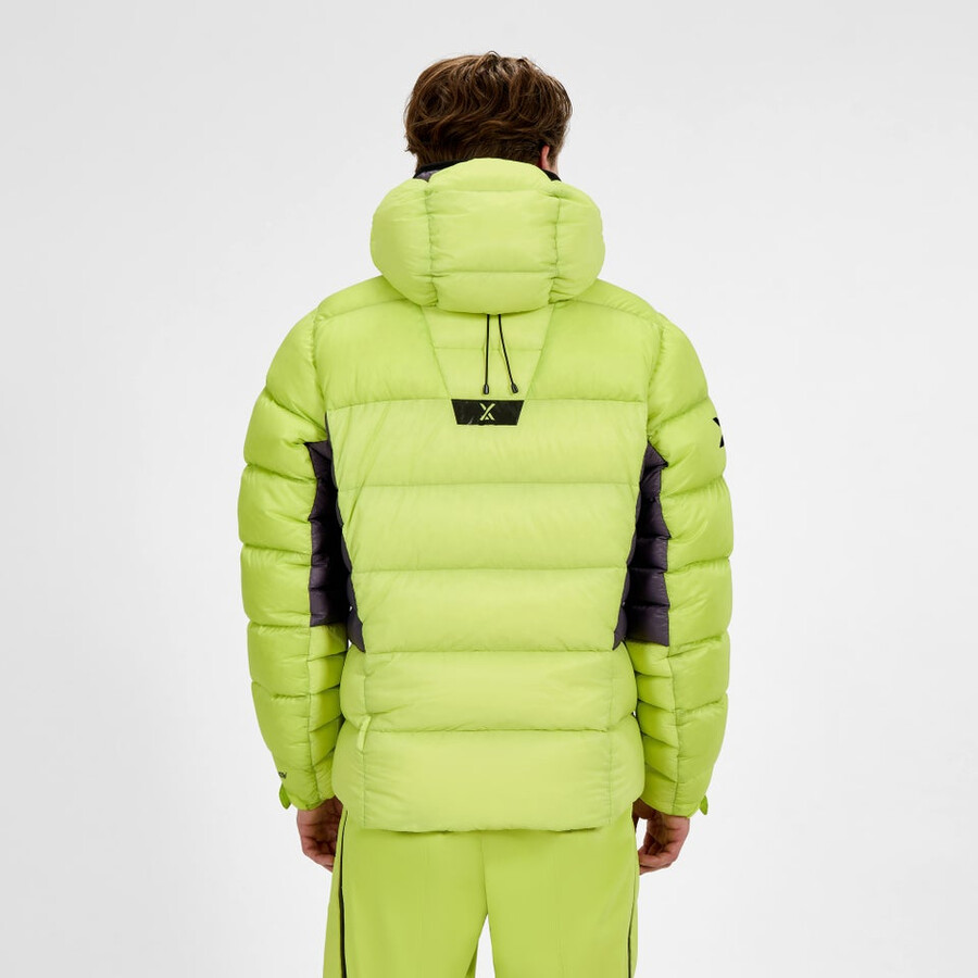men s mtn arete down hoody ultra - gelblila berghaus