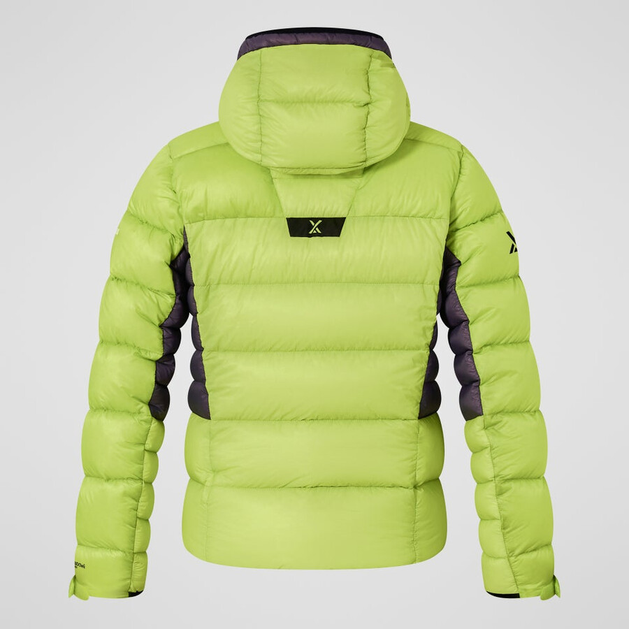 men s mtn arete down hoody ultra - gelblila berghaus