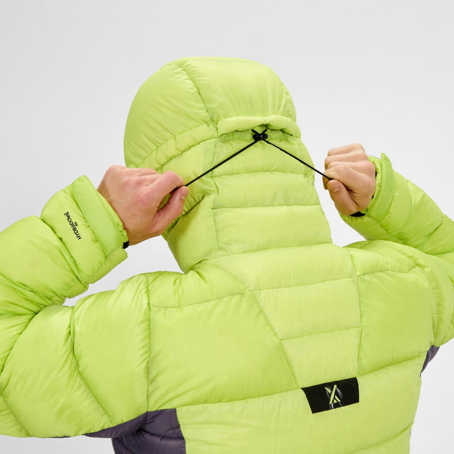 men s mtn arete down hoody ultra - gelblila berghaus