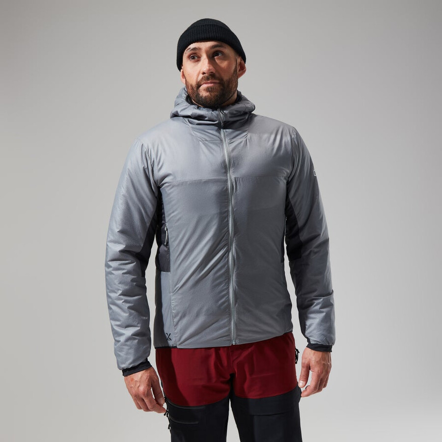 men s mtn arete lb synthetischen hoody - grey berghaus