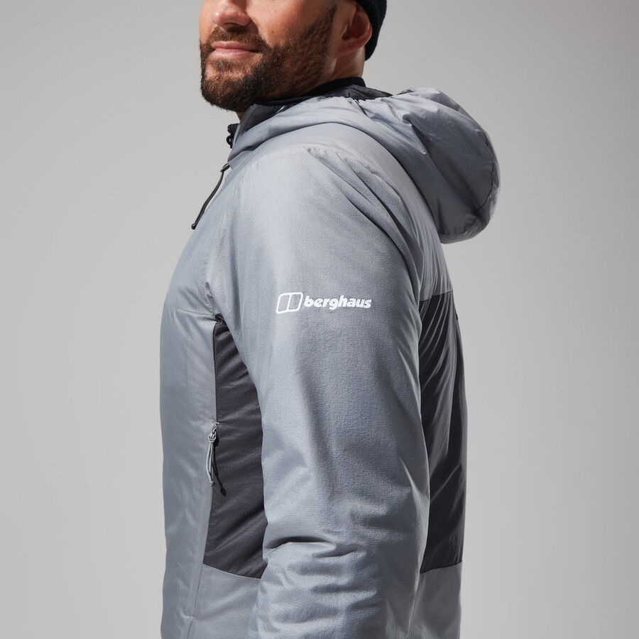 men s mtn arete lb synthetischen hoody - grey berghaus