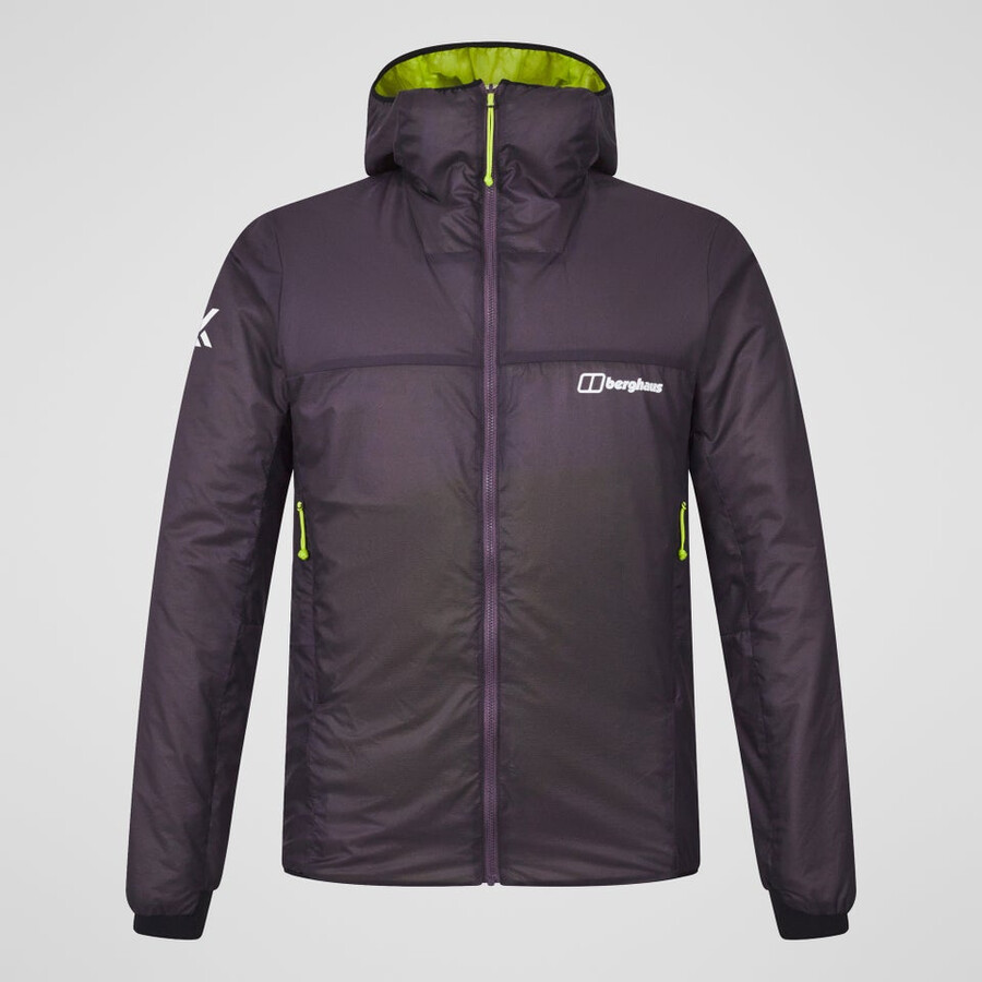 men s mtn arete synthetischen hoody - lila berghaus