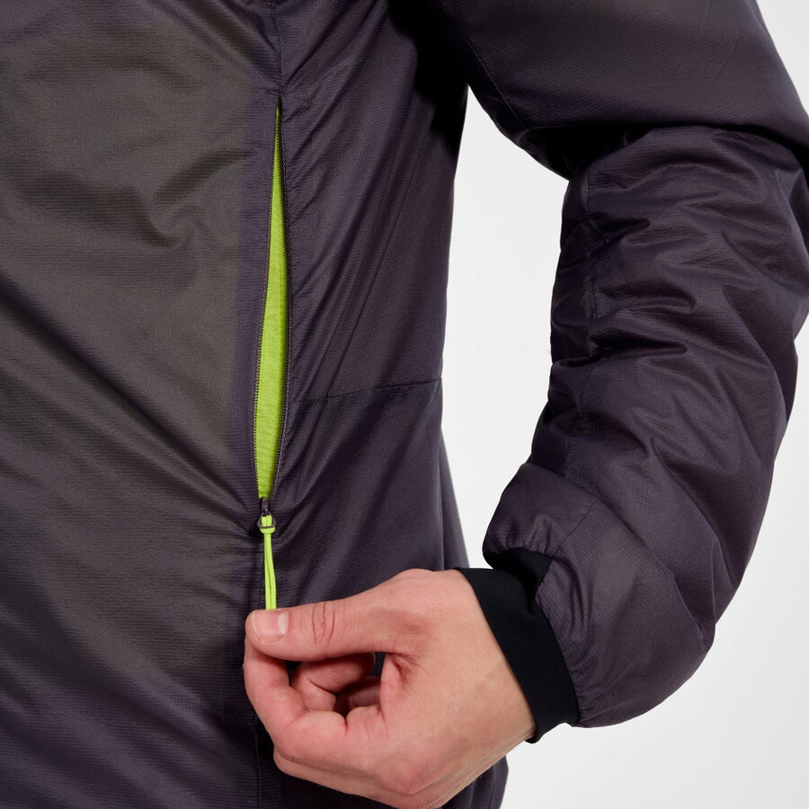 men s mtn arete synthetischen hoody - lila berghaus