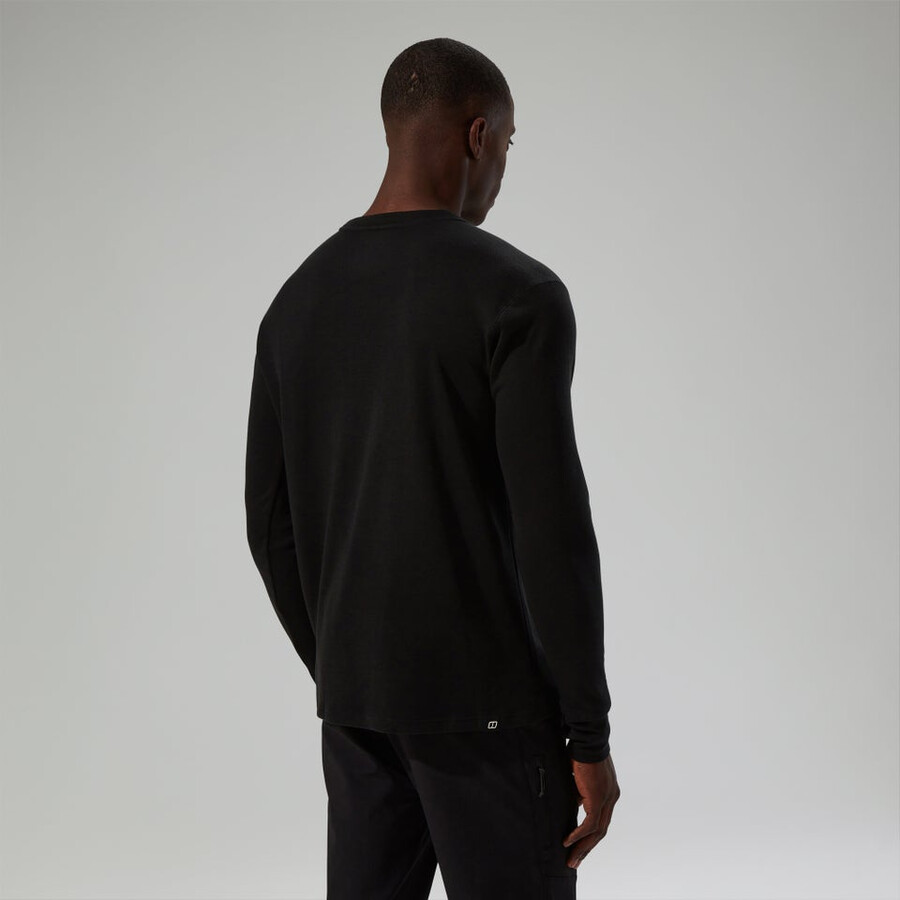 männer ivyhill crew - black die berghaus