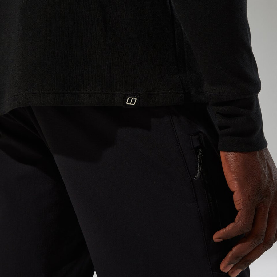männer ivyhill crew - black die berghaus