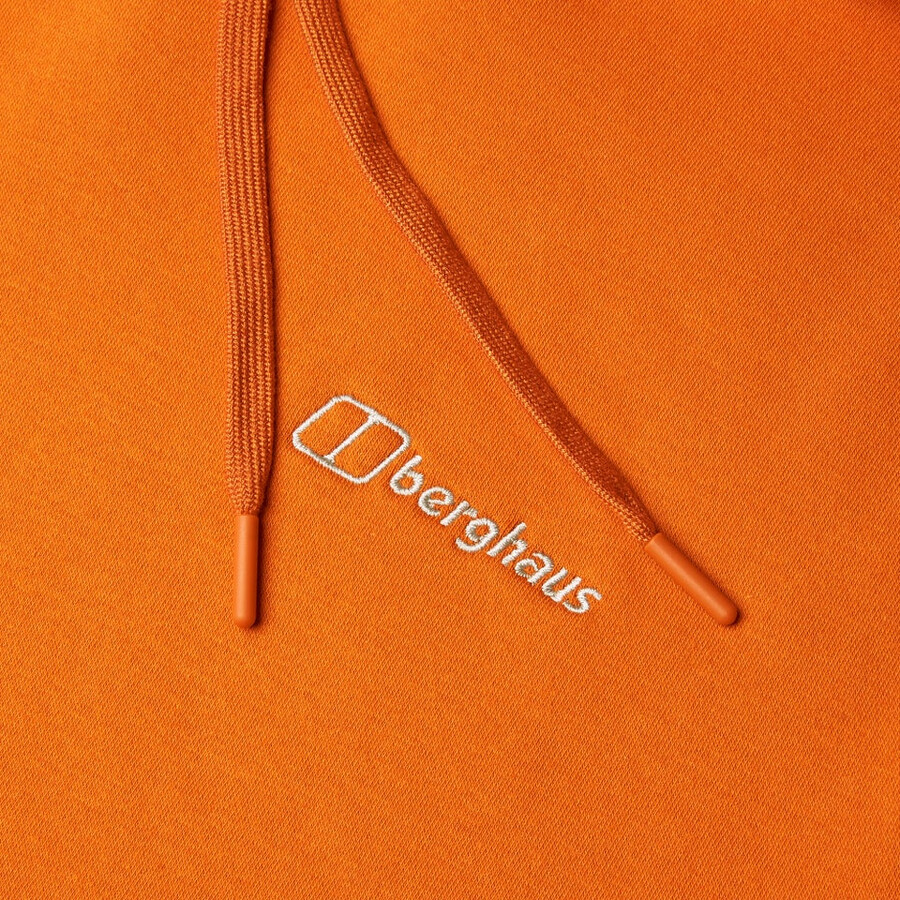 männer auseinandergesetzt hoody - orange berghaus