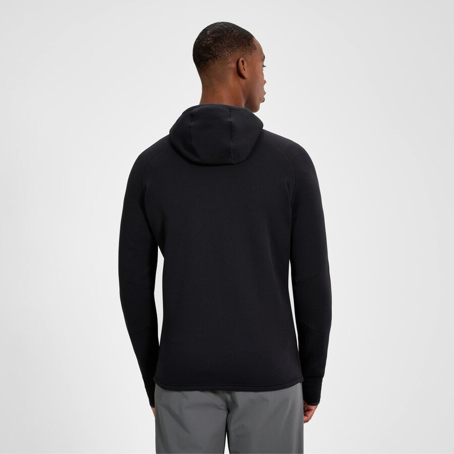 men s kinetic powerstretch hoody - schwarz berghaus