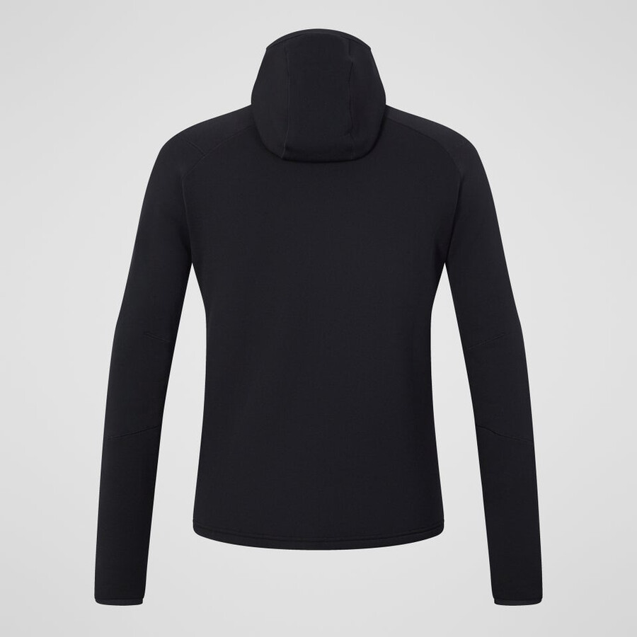 men s kinetic powerstretch hoody - schwarz berghaus