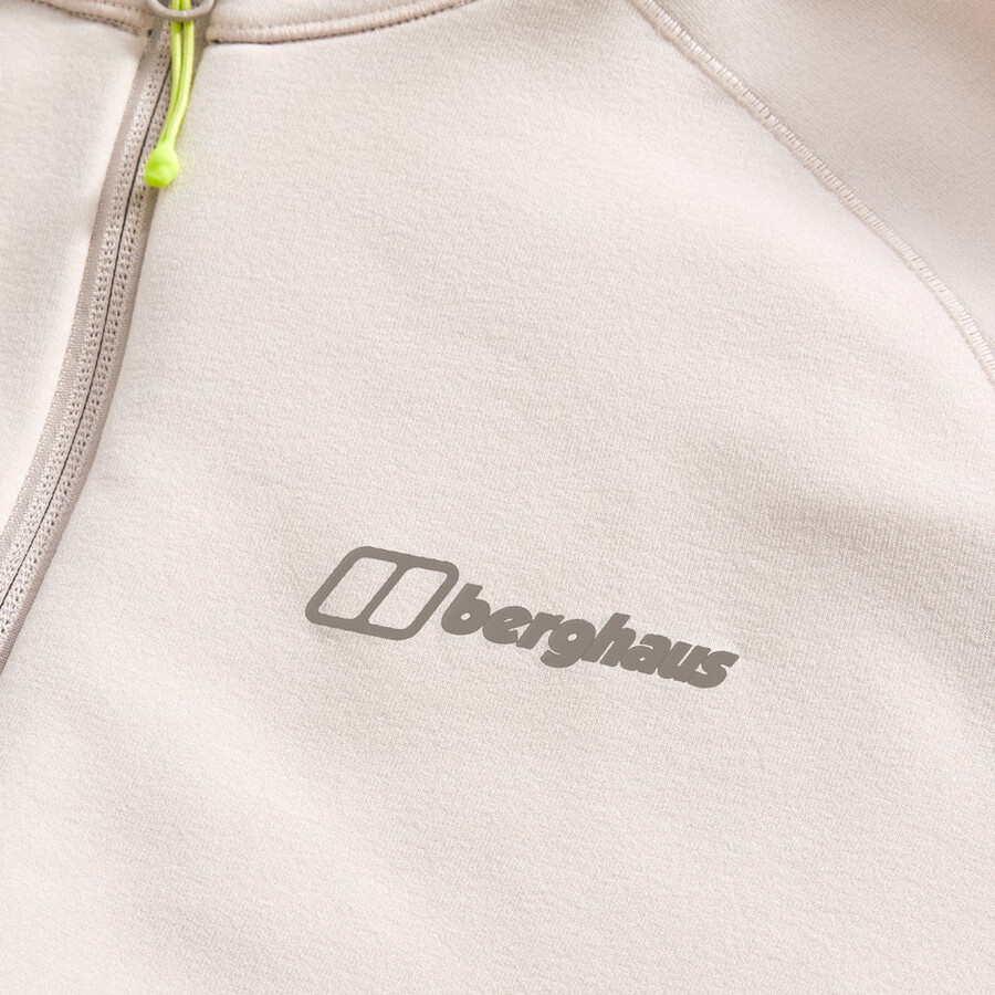 men s kinetic powerstretch hoody - grey berghaus