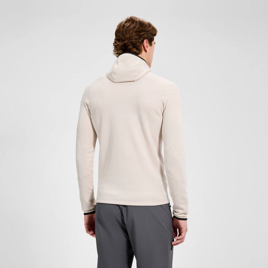 men s kinetic powerstretch hoody - grey berghaus