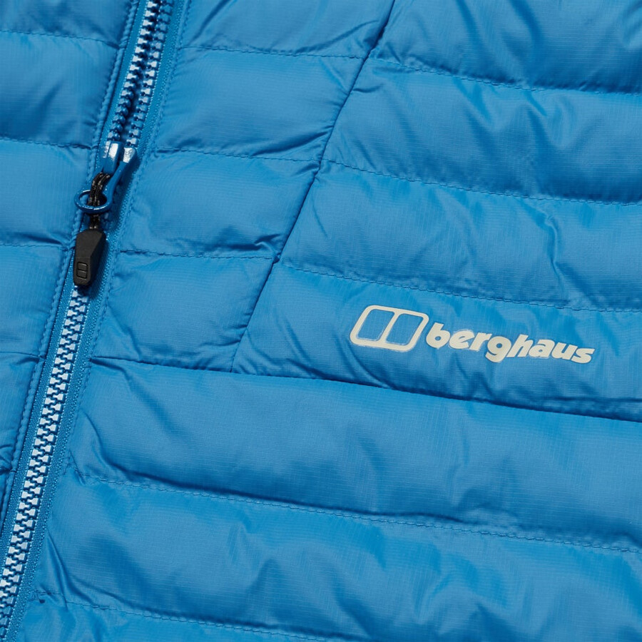 männer vaskye hooded synthetic insulated jacket - blue berghaus