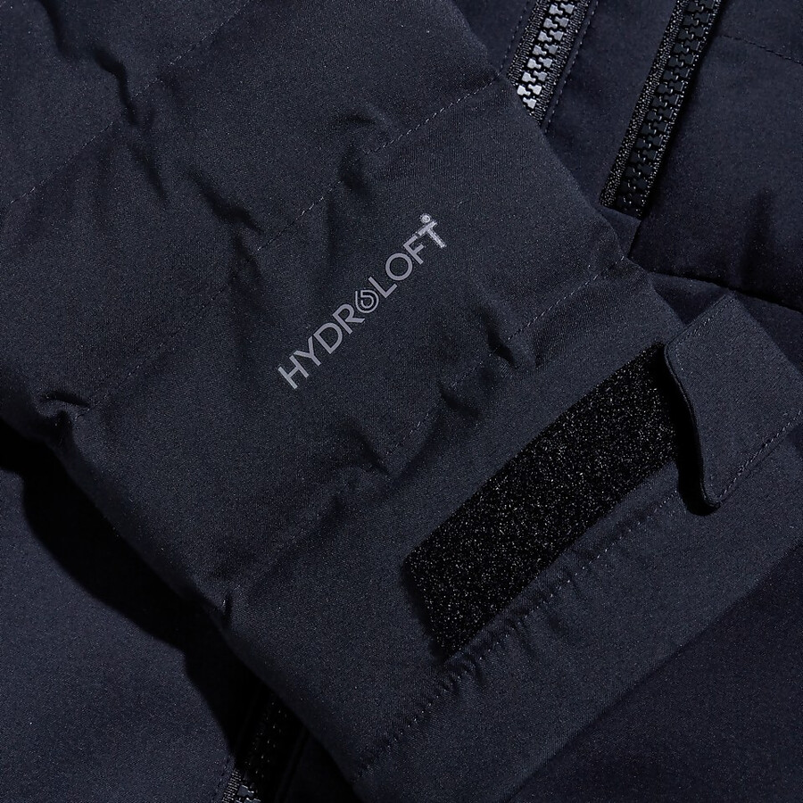 männer theran hybrid hooded jacket - schwarz berghaus