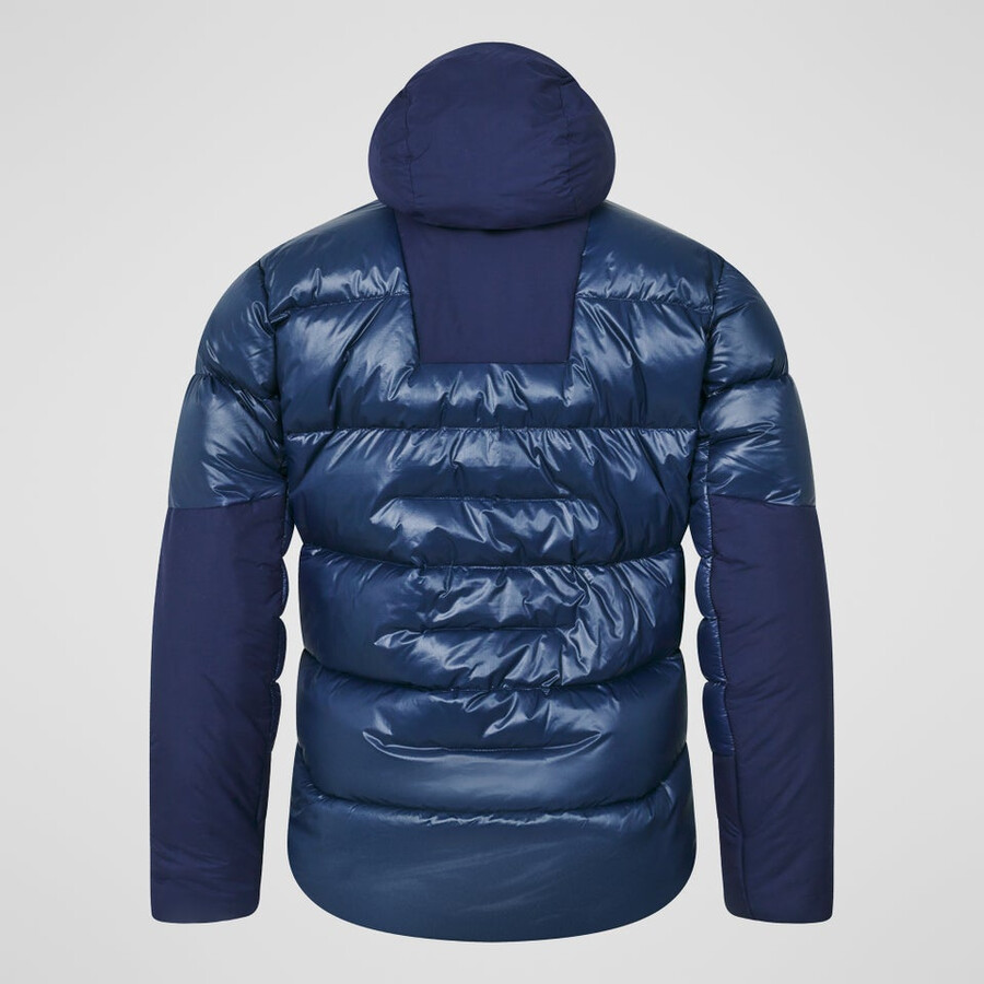 männer urb arkos reflect down insulated jacket - dark blue berghaus