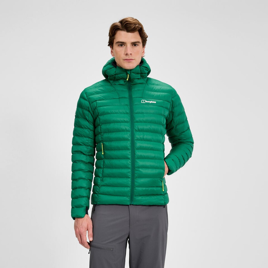 men s trail-nomad synthetisch isolierte jacke - grün berghaus