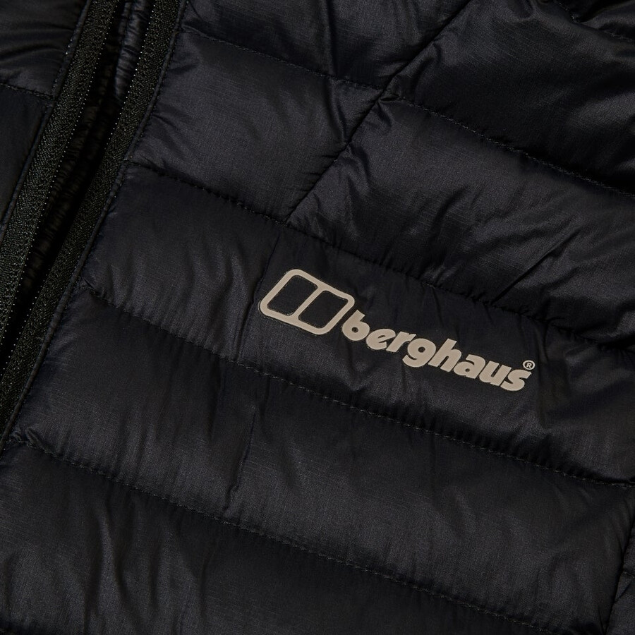 männer s ridge-nomad hybrid down jacket - black die berghaus