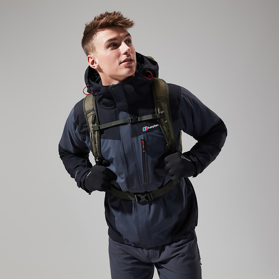 men s arran jacke - dark grauschwarz berghaus