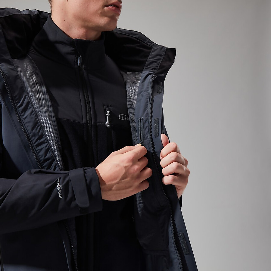 men s arran jacke - dark grauschwarz berghaus