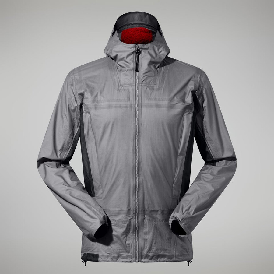 men s mtn guide hyper-alpha-jacke - grauschwarz berghaus