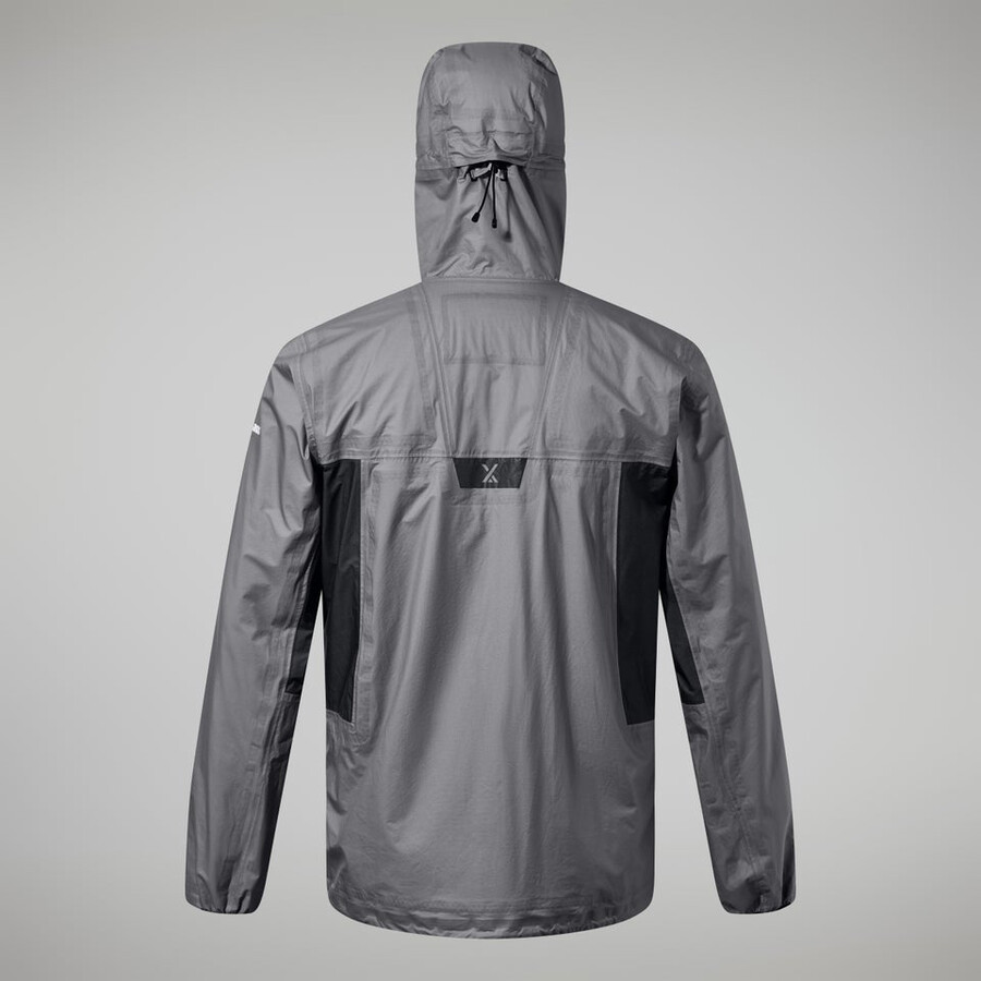 men s mtn guide hyper-alpha-jacke - grauschwarz berghaus