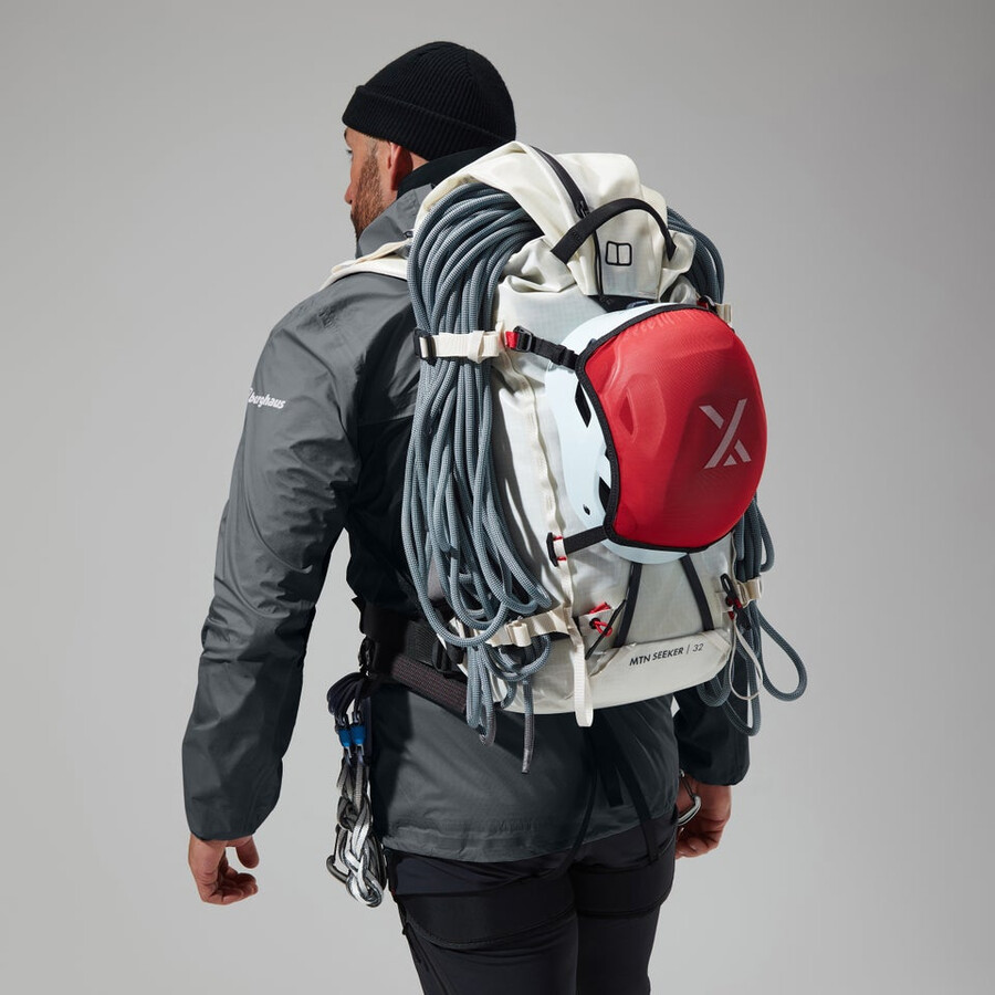 men s mtn guide hyper-alpha-jacke - grauschwarz berghaus