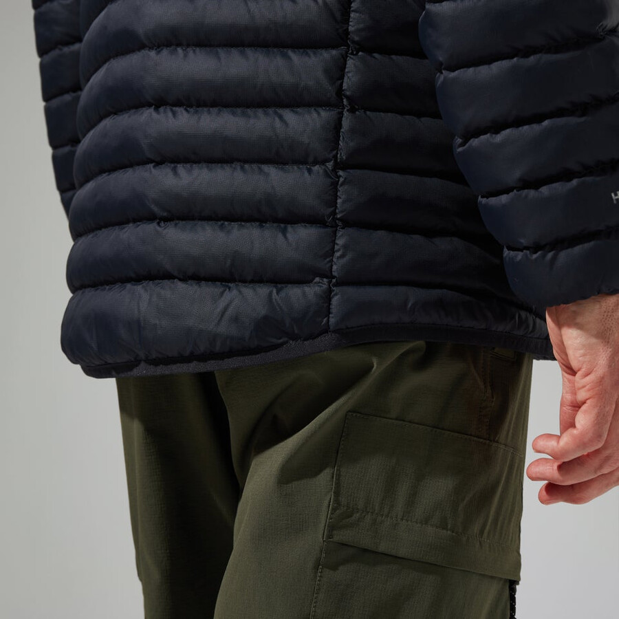 männer vaskye synthetic insulated jacket - black die berghaus