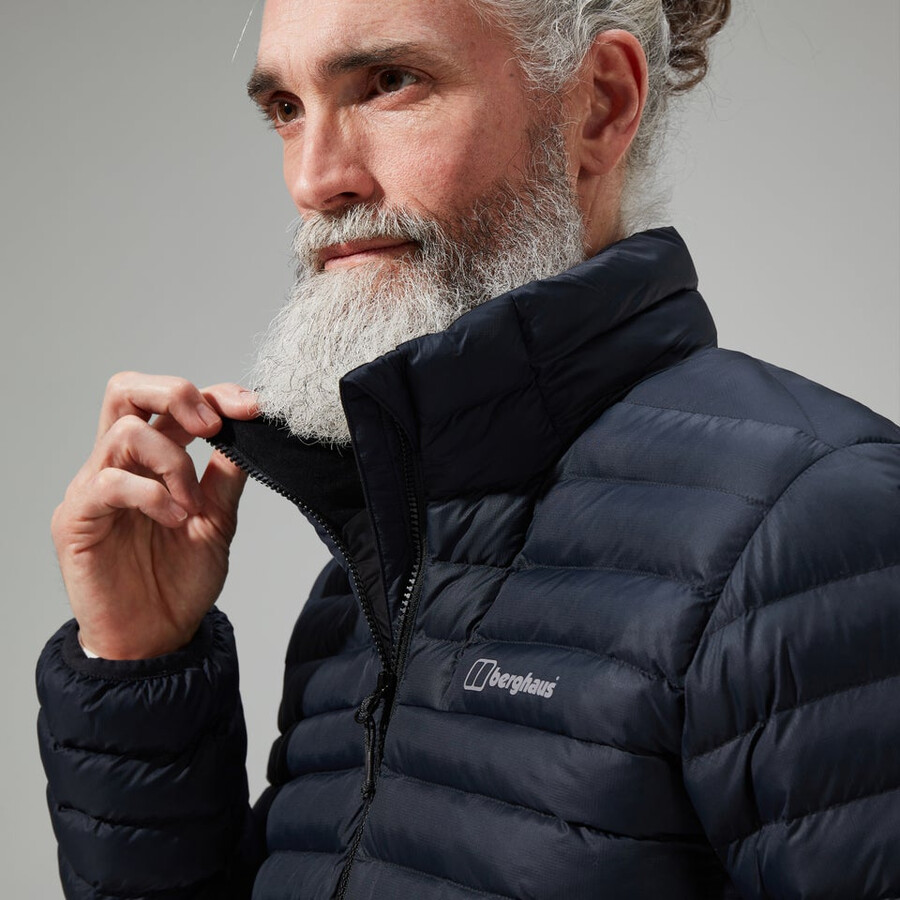 männer vaskye synthetic insulated jacket - black die berghaus