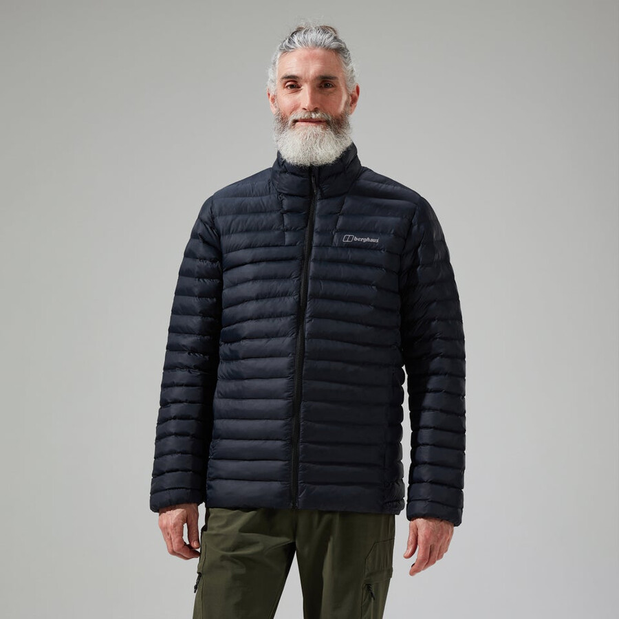 männer vaskye synthetic insulated jacket - black die berghaus