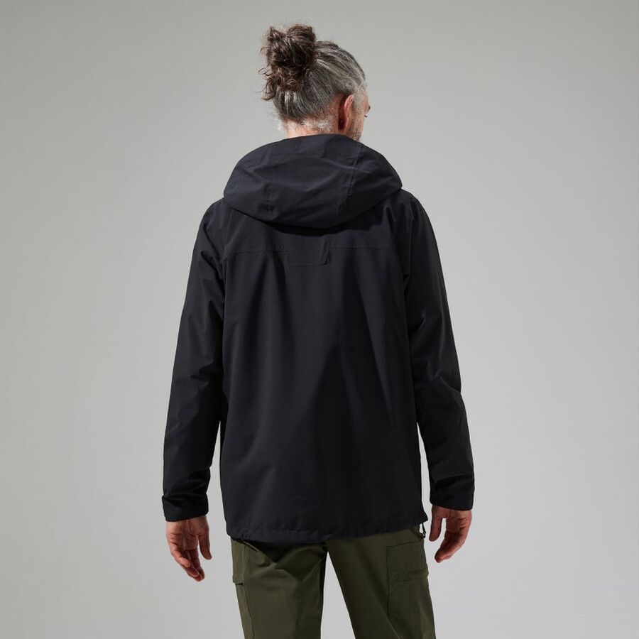 männer arnaby mit kapuze wasserdichte jacke schwarz berghaus