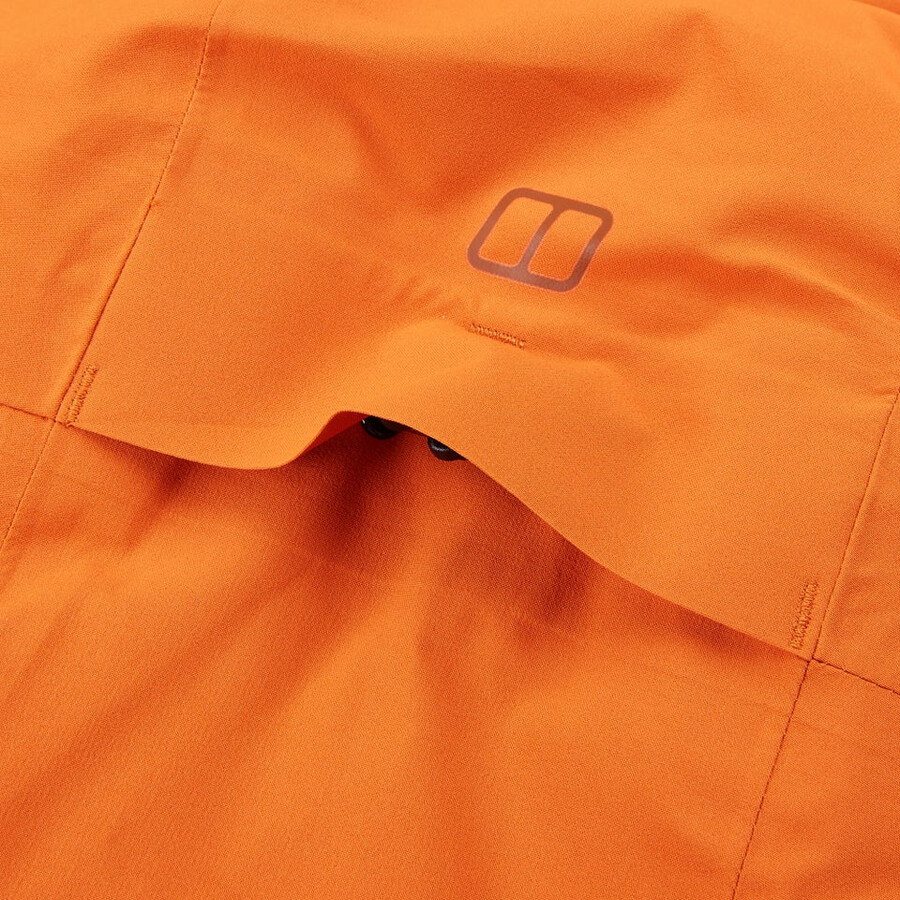 männer arnaby mit kapuze wasserdichte jacke - orange berghaus