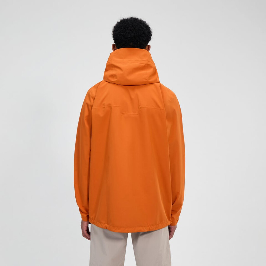 männer arnaby mit kapuze wasserdichte jacke - orange berghaus