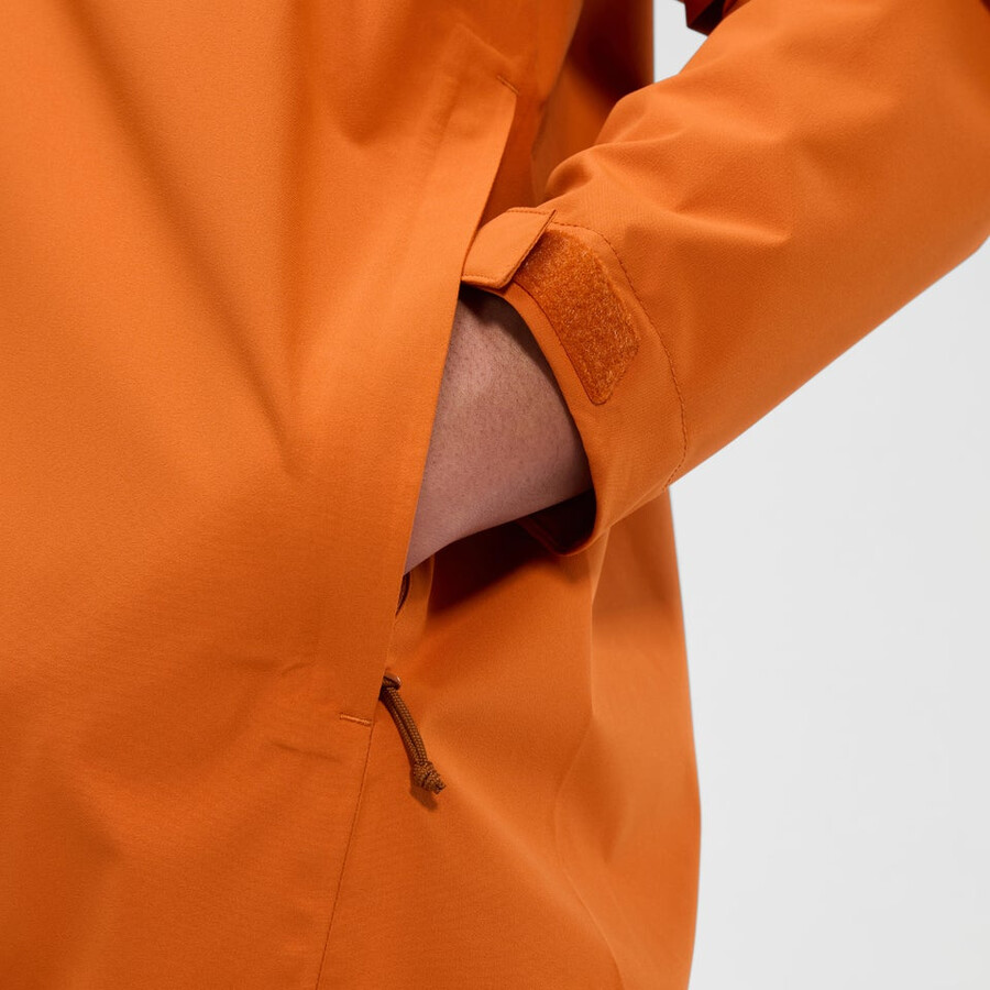 männer arnaby mit kapuze wasserdichte jacke - orange berghaus