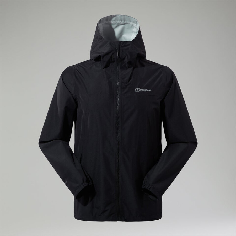 men s deluge pro 3.0 wasserdichte jacke schwarz berghaus