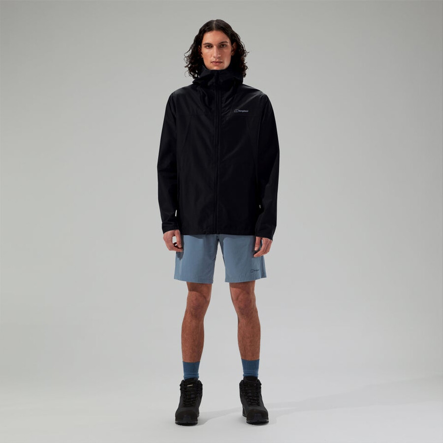 men s deluge pro 3.0 wasserdichte jacke schwarz berghaus