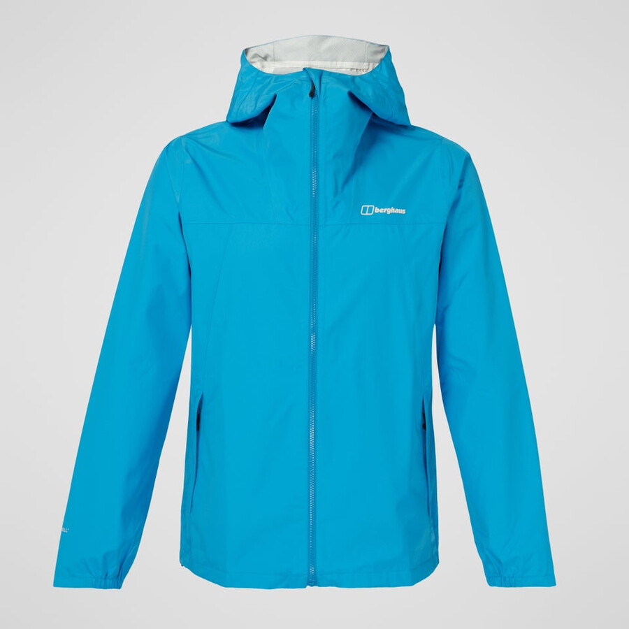 men s deluge pro 3.0-wasserdichte jacke - blau berghaus