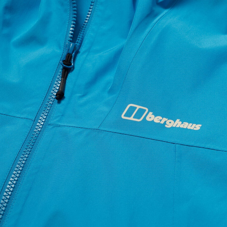 men s deluge pro 3.0-wasserdichte jacke - blau berghaus