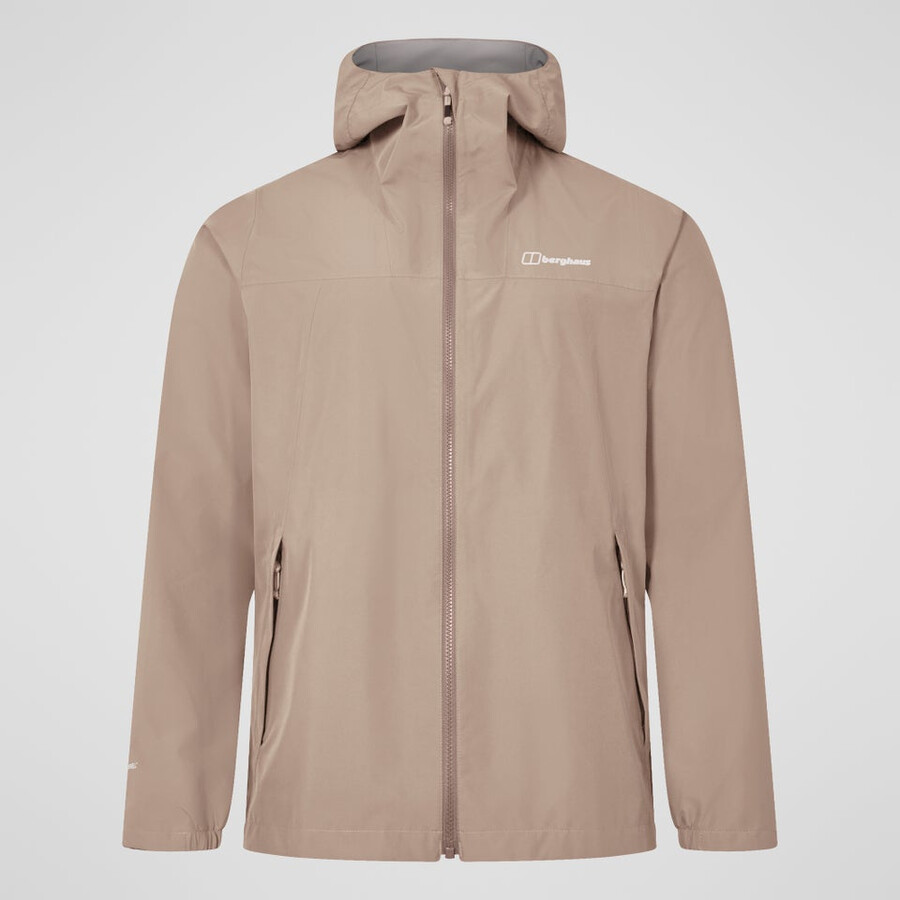 men s deluge pro 3.0-wasserdichte jacke - natural berghaus