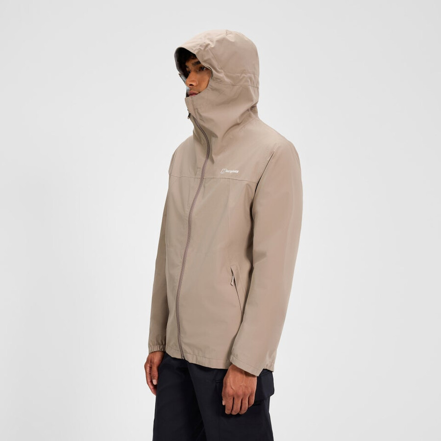 men s deluge pro 3.0-wasserdichte jacke - natural berghaus