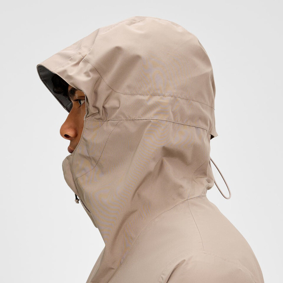 men s deluge pro 3.0-wasserdichte jacke - natural berghaus