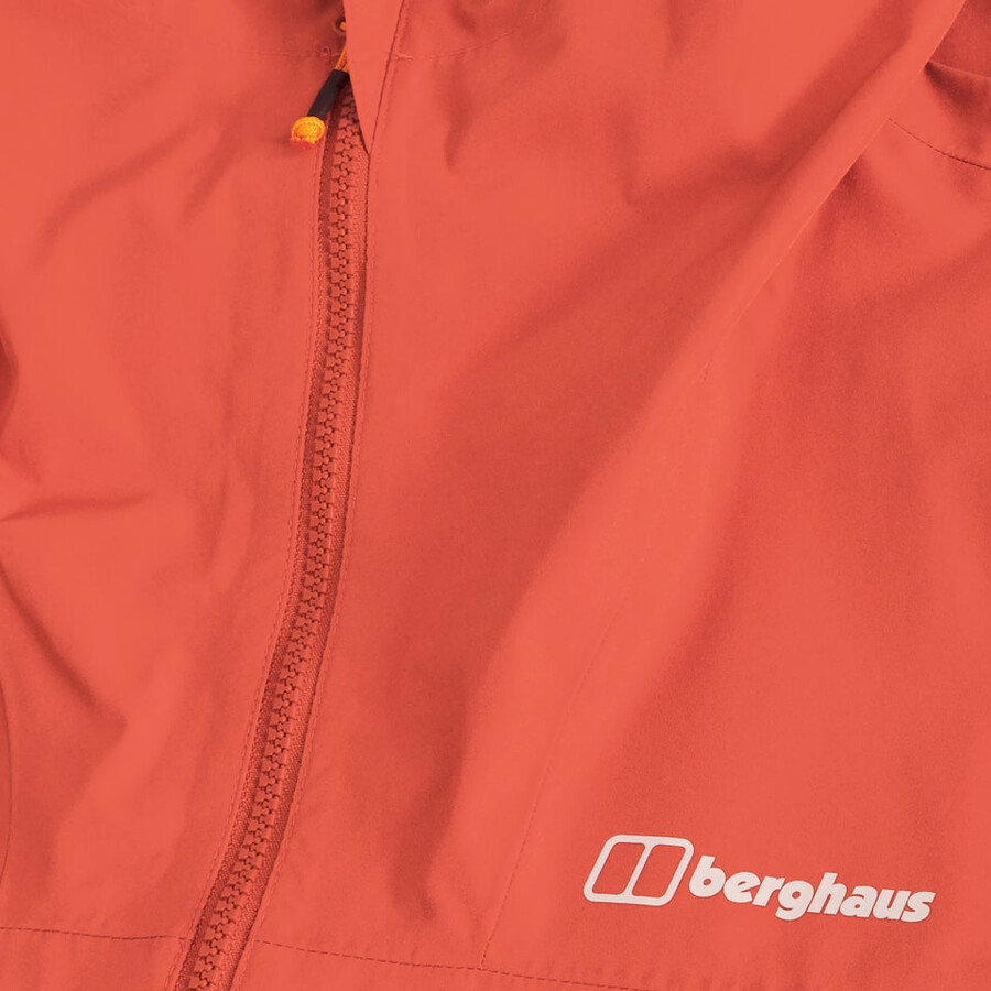 men s deluge pro 3.0-wasserdichte jacke - orange berghaus