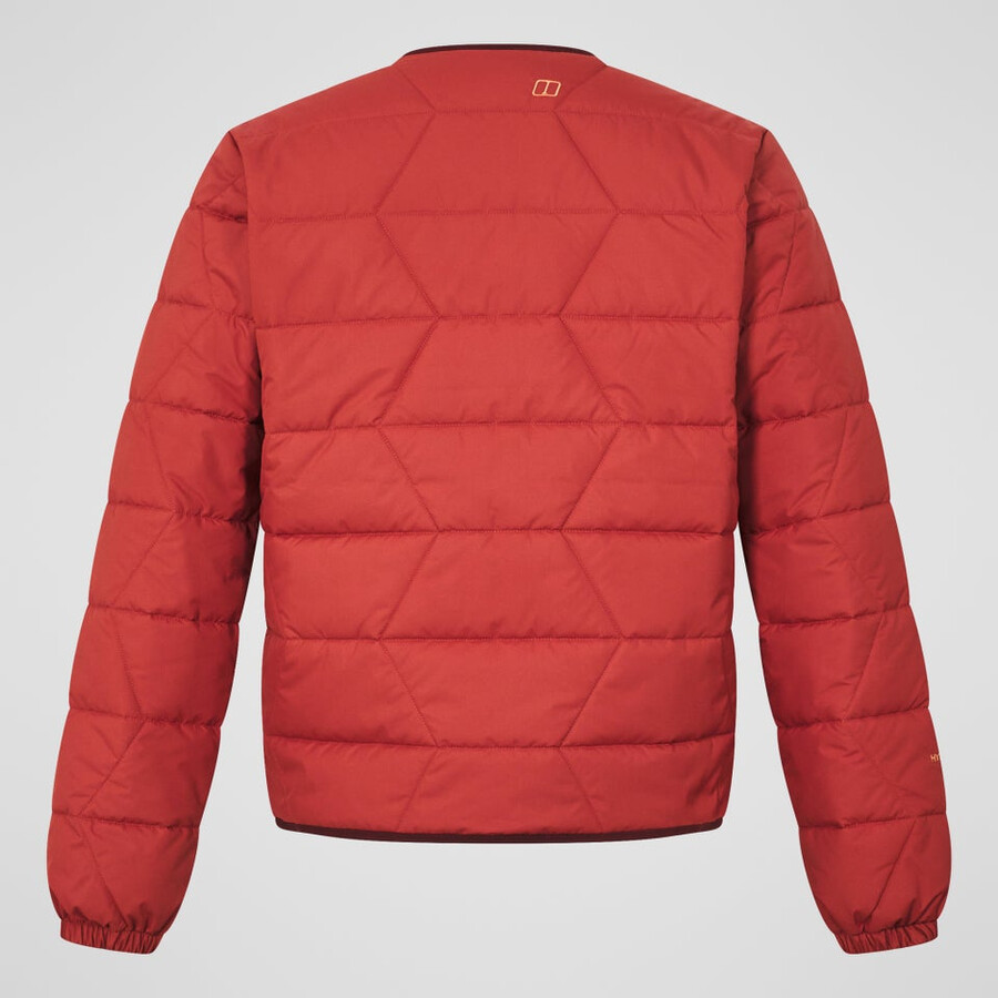 männer netherdene gesteppte jacke - orange berghaus