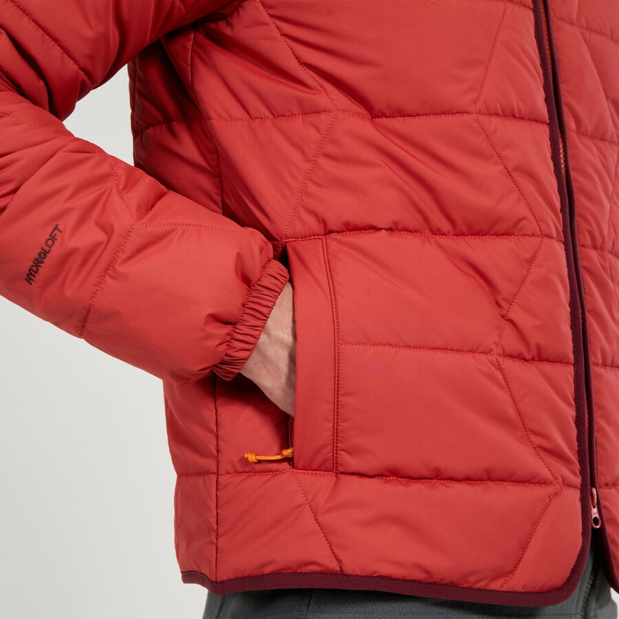 männer netherdene gesteppte jacke - orange berghaus